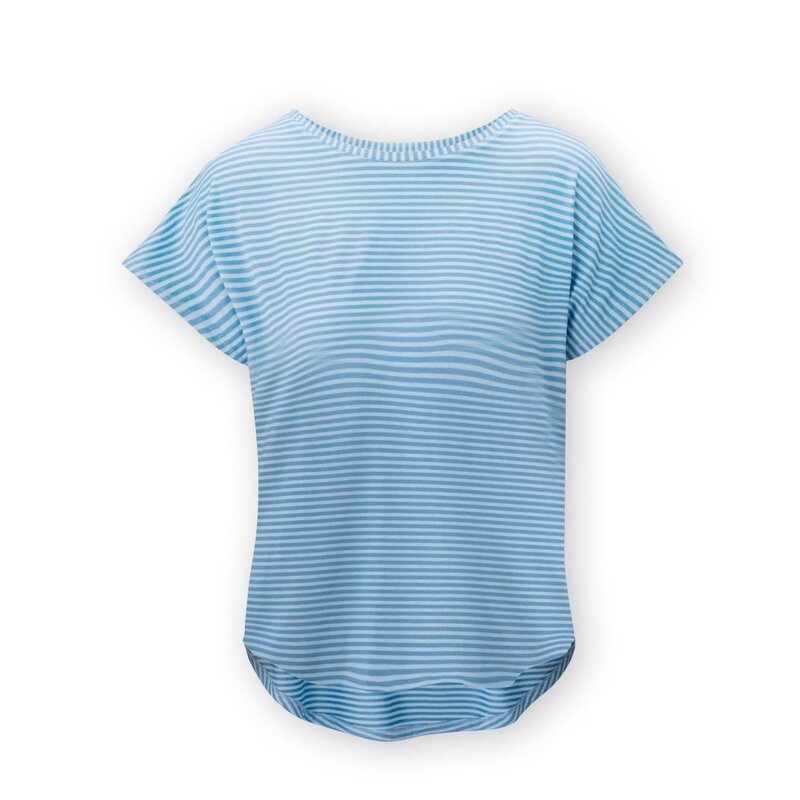 Tatum Short Sleeve Top Little Sumo Stripe Blue