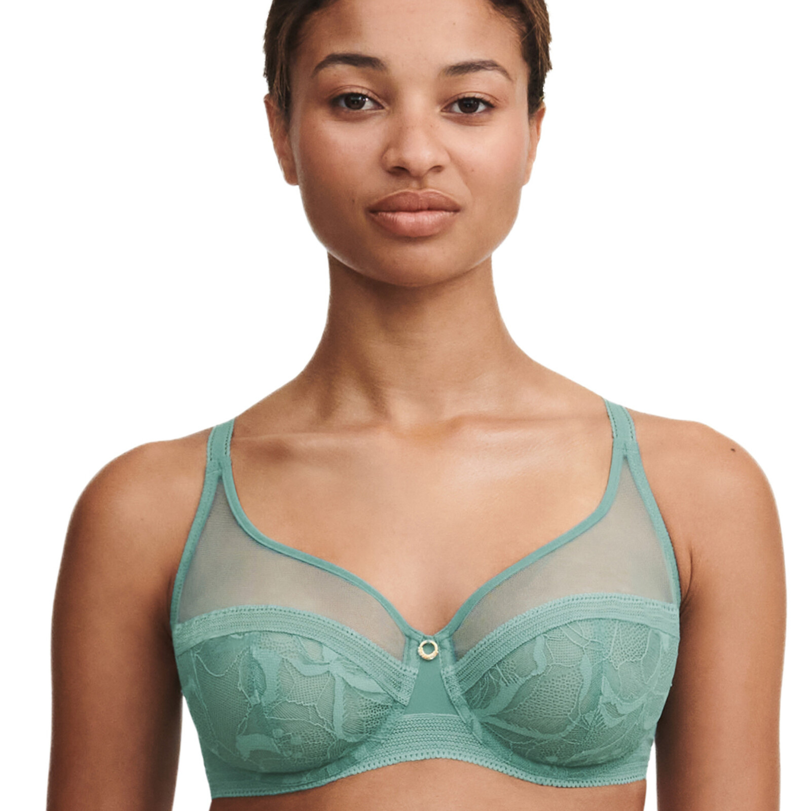 Chantelle True Lace Very Covering (Trellis Green)