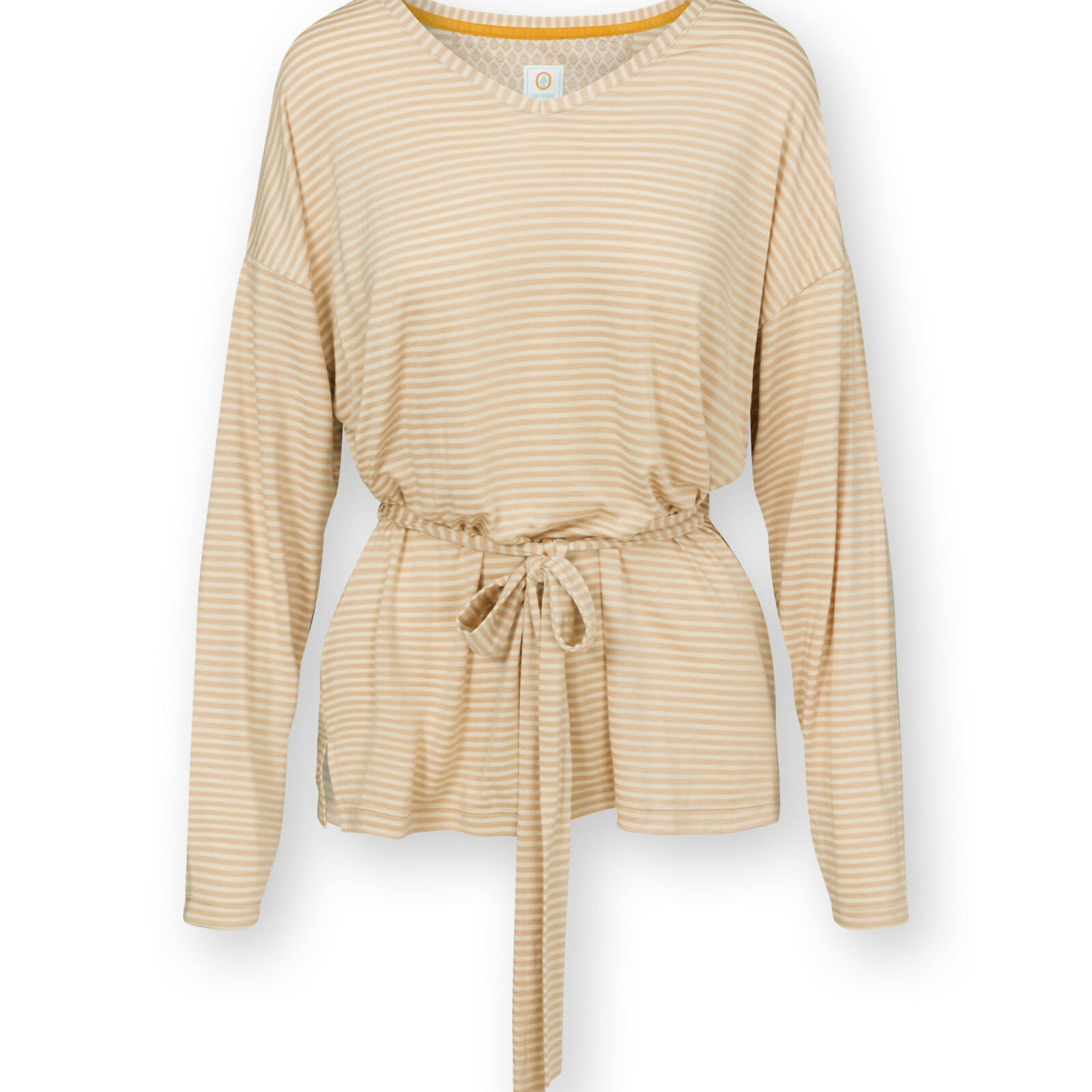 Pip Studio Pip Studio Timberly Long Sleeve Top Little Supo Stripe Sand