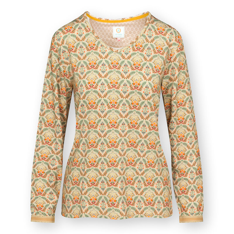 Pip Studio Trice long sleeve Top Bailamos Sand