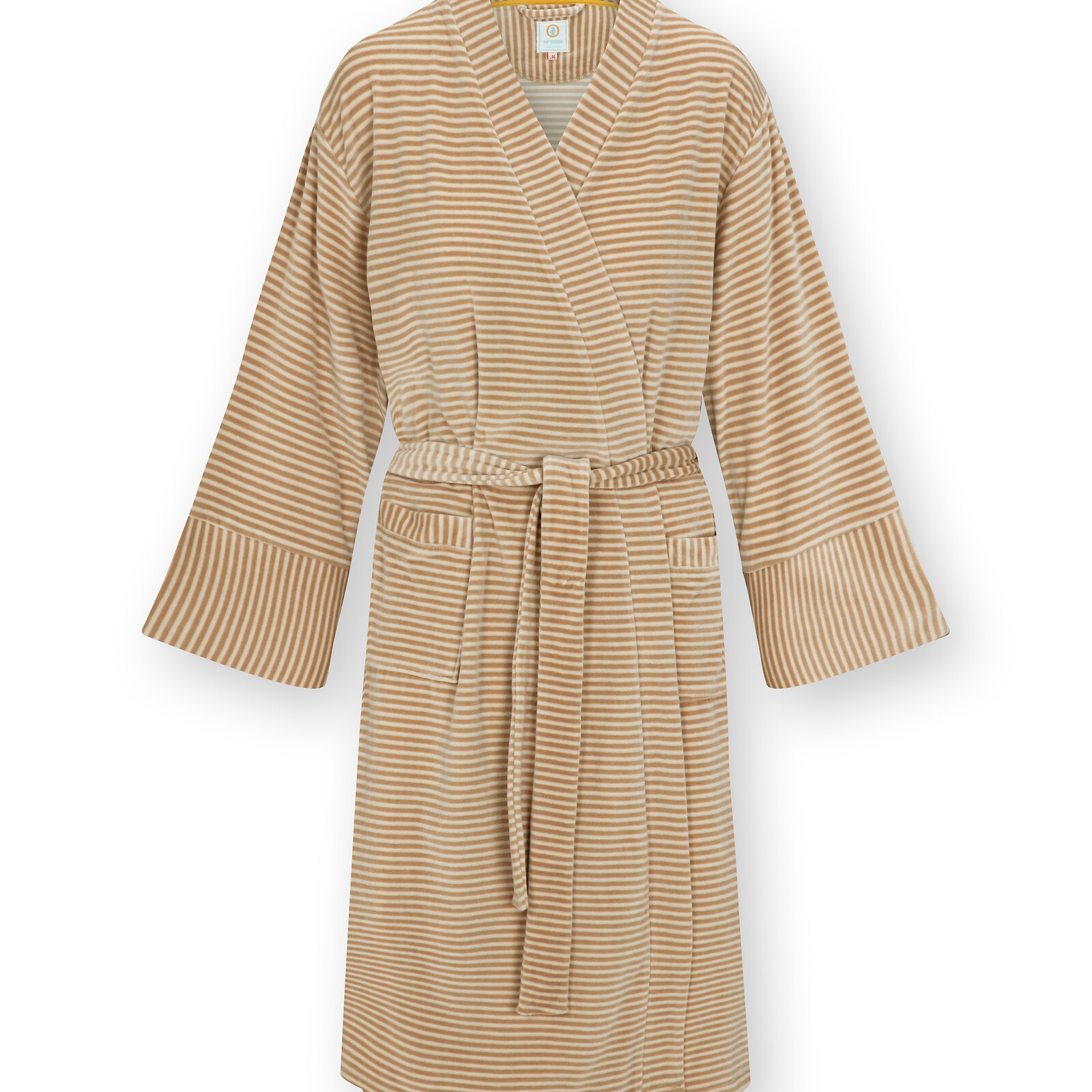 Pip Studio Pip Studio Naomi Kimono Velvet Little Sumo Stripe Sand