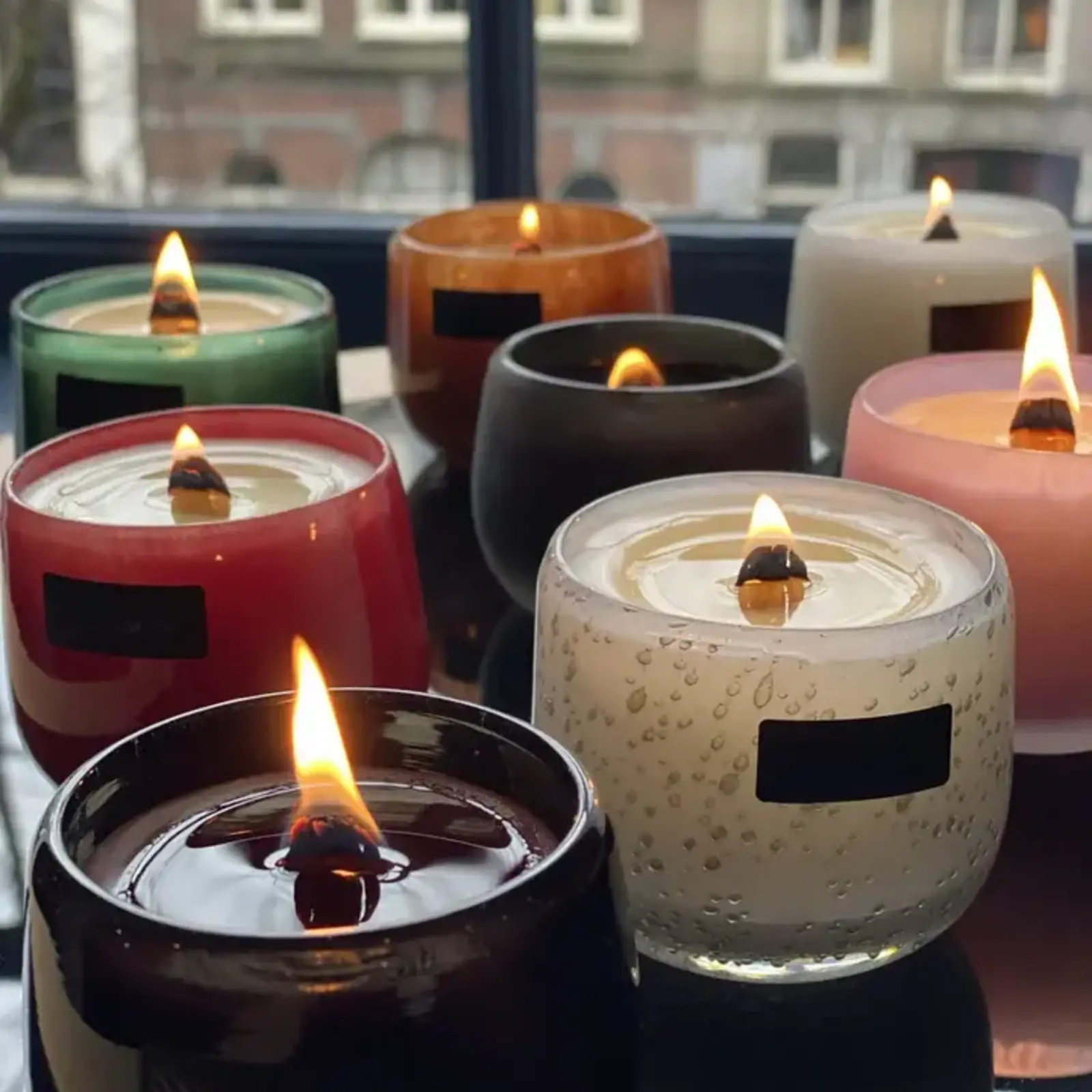 Oscar Candle Oscar Candles Geurkaars knisperend houtvuur mini
