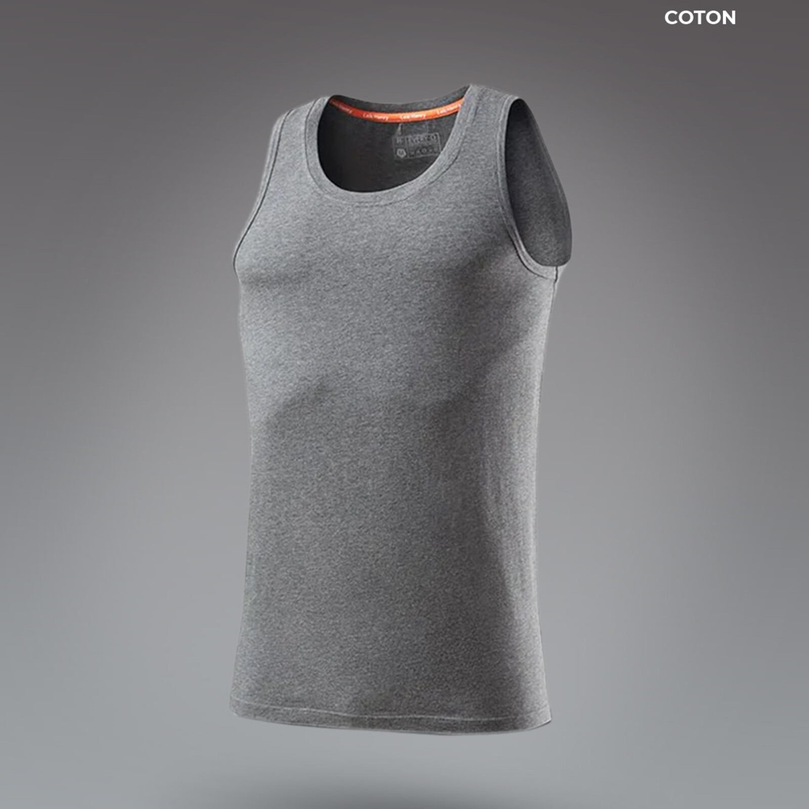 Loic Henri Grijs Tanktop