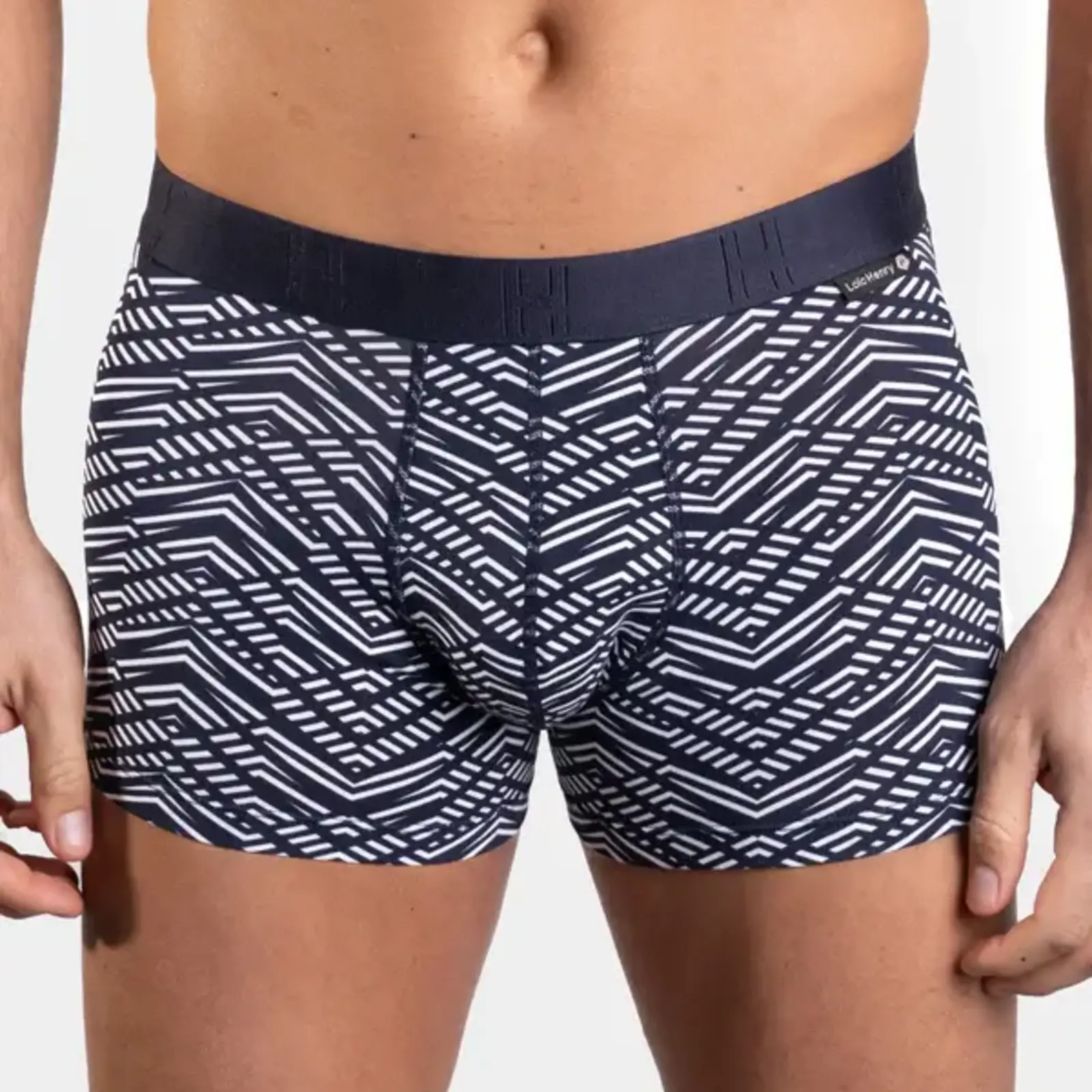 Herenboxershort Blauw en wit (katoen)