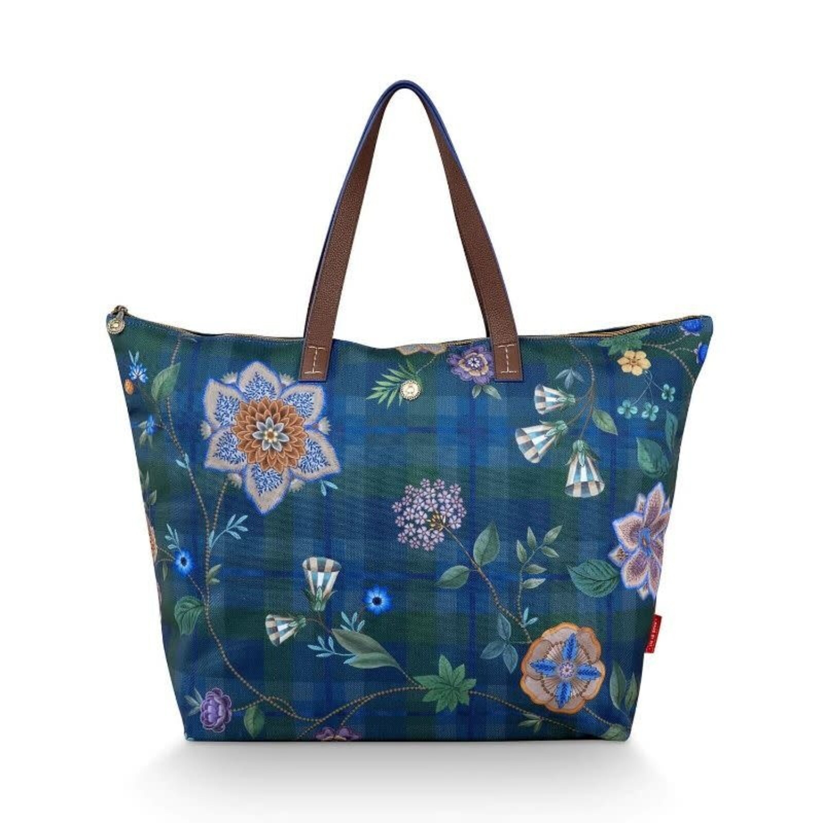 Pip Studio Tilda Tote Bag Flores Felices Donkerblauw