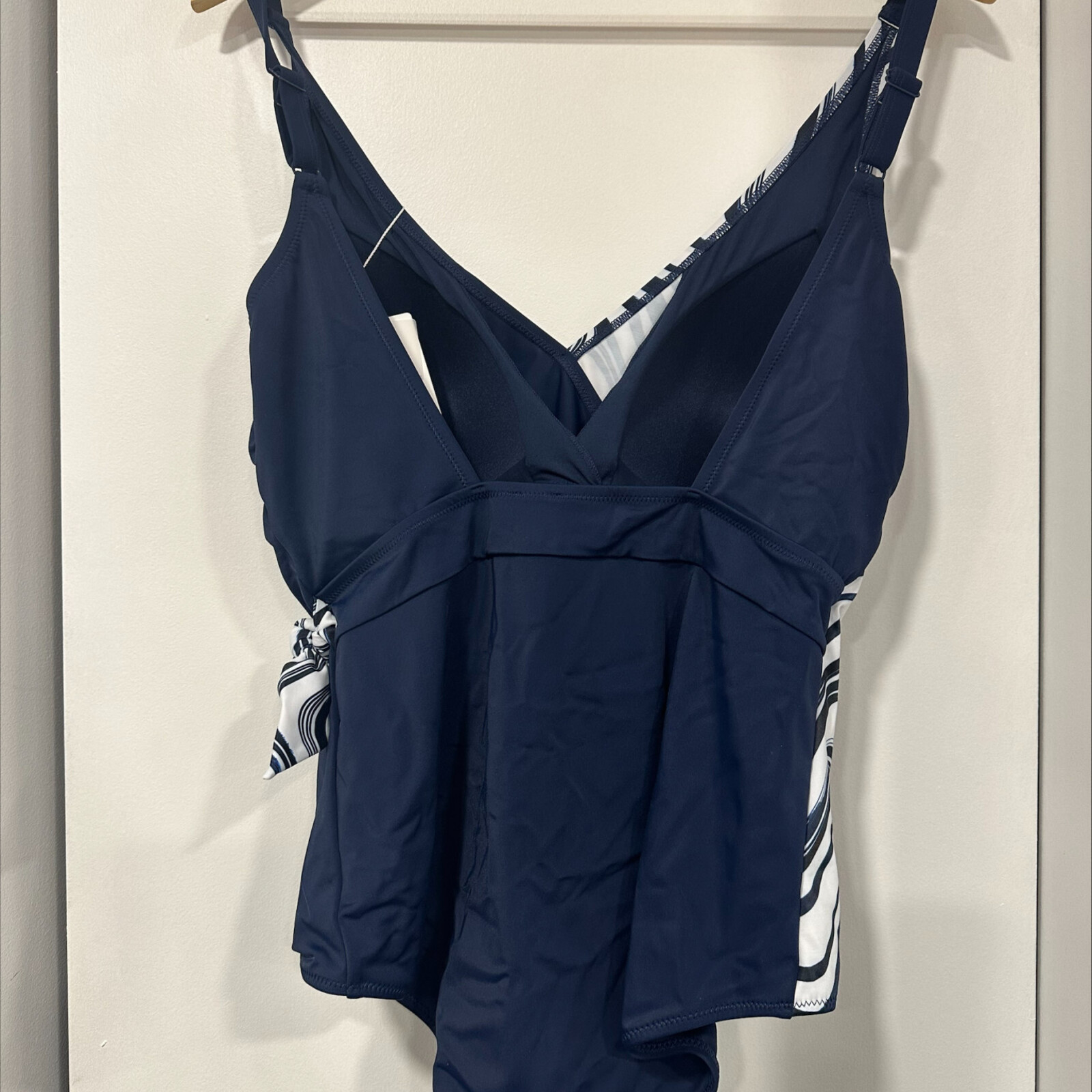 Promise River (Blauw badpak met print)