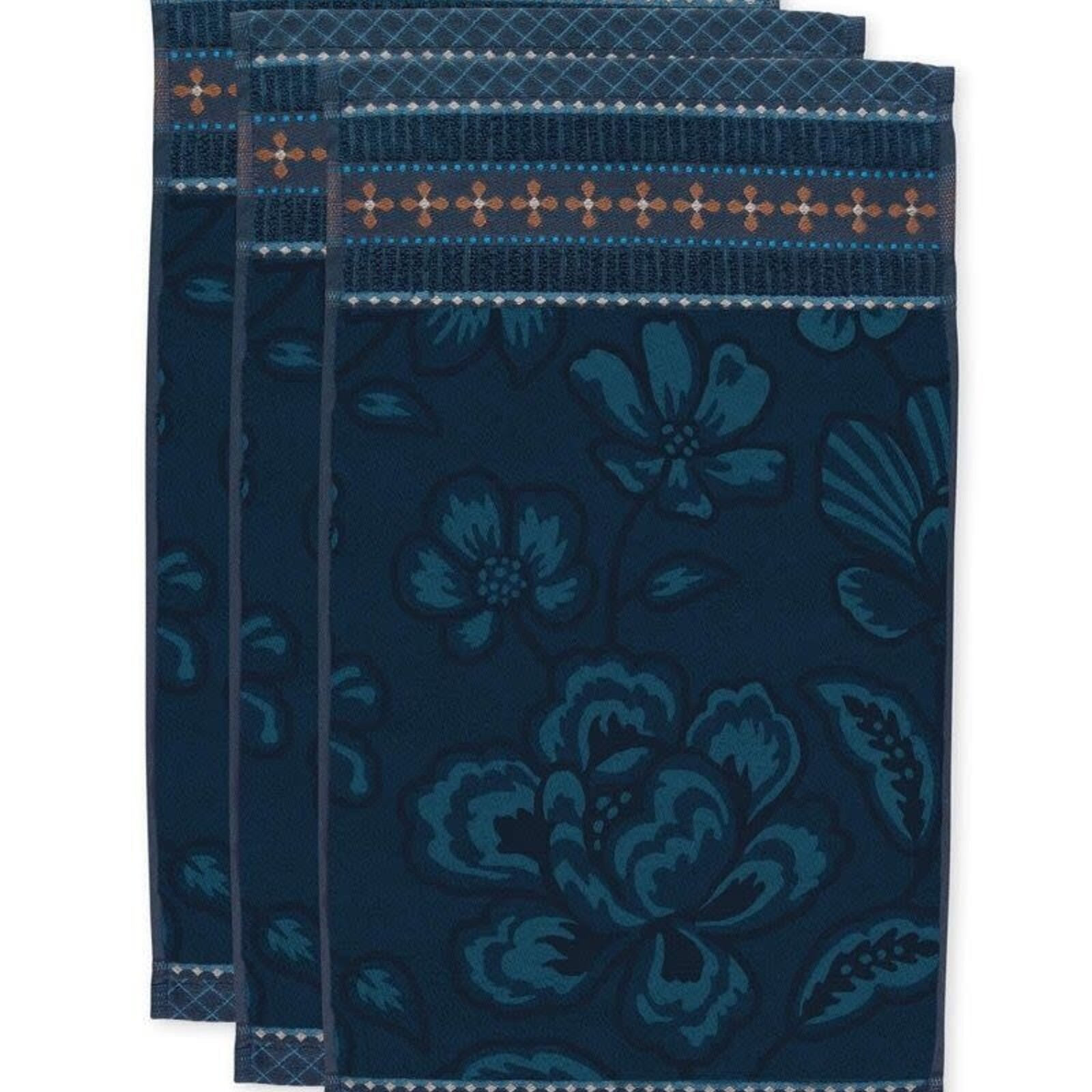 Pip Studio Jasmin jacquard Dark Blue 30x50