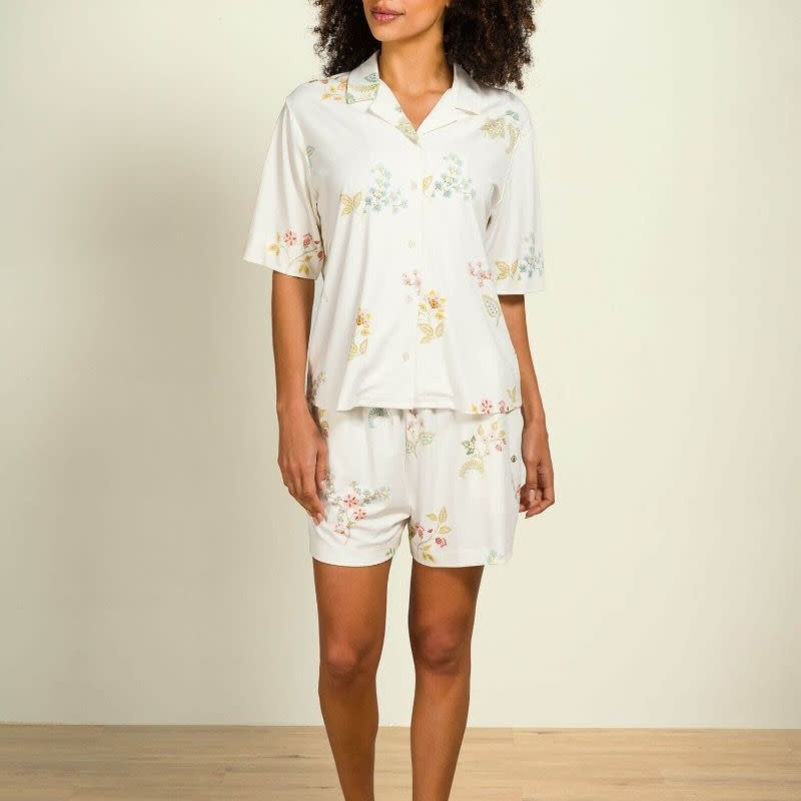 Pip Studio Bo Short Trousers Blossom Chique White