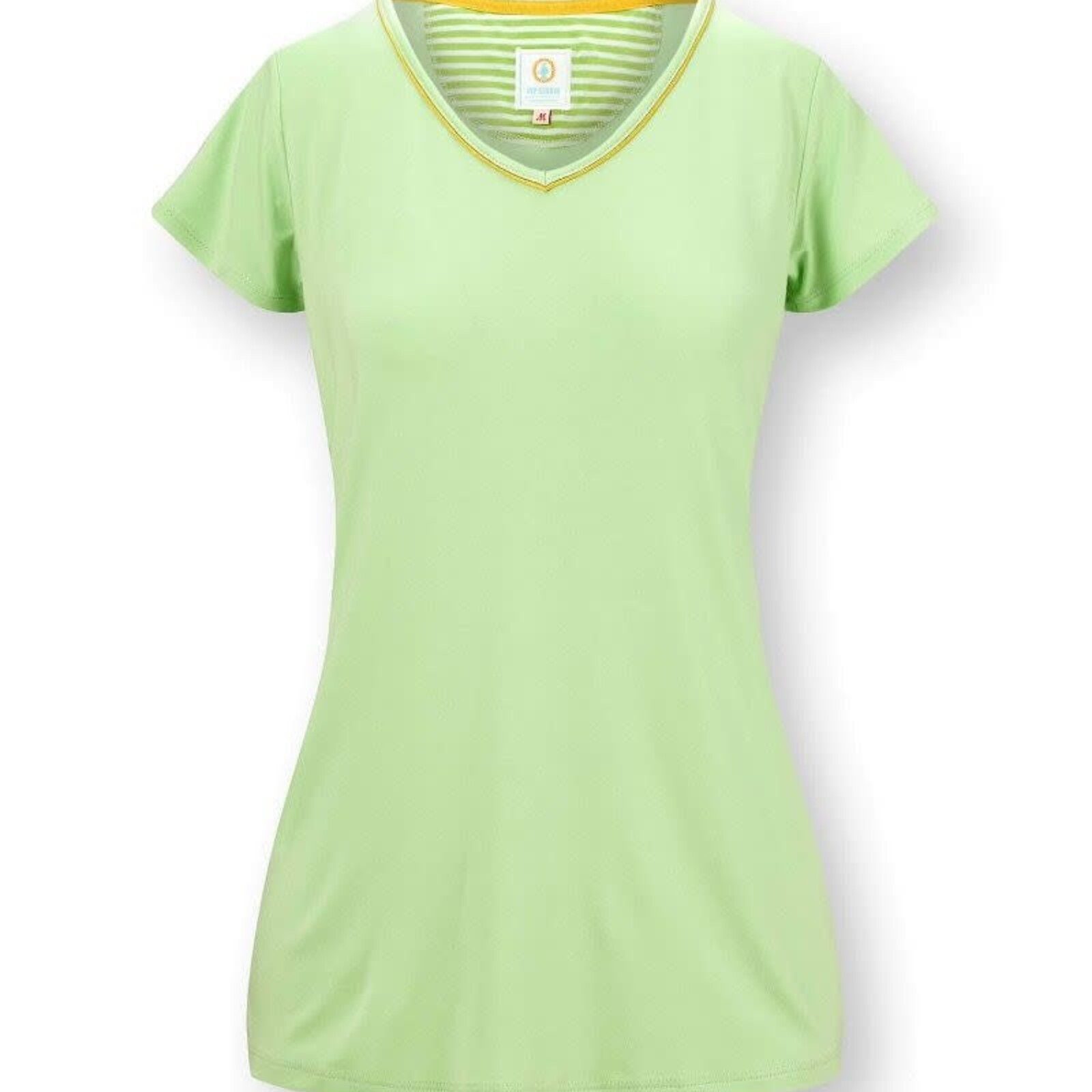 Pip Studio Toy Short Sleeve Top Solid Green