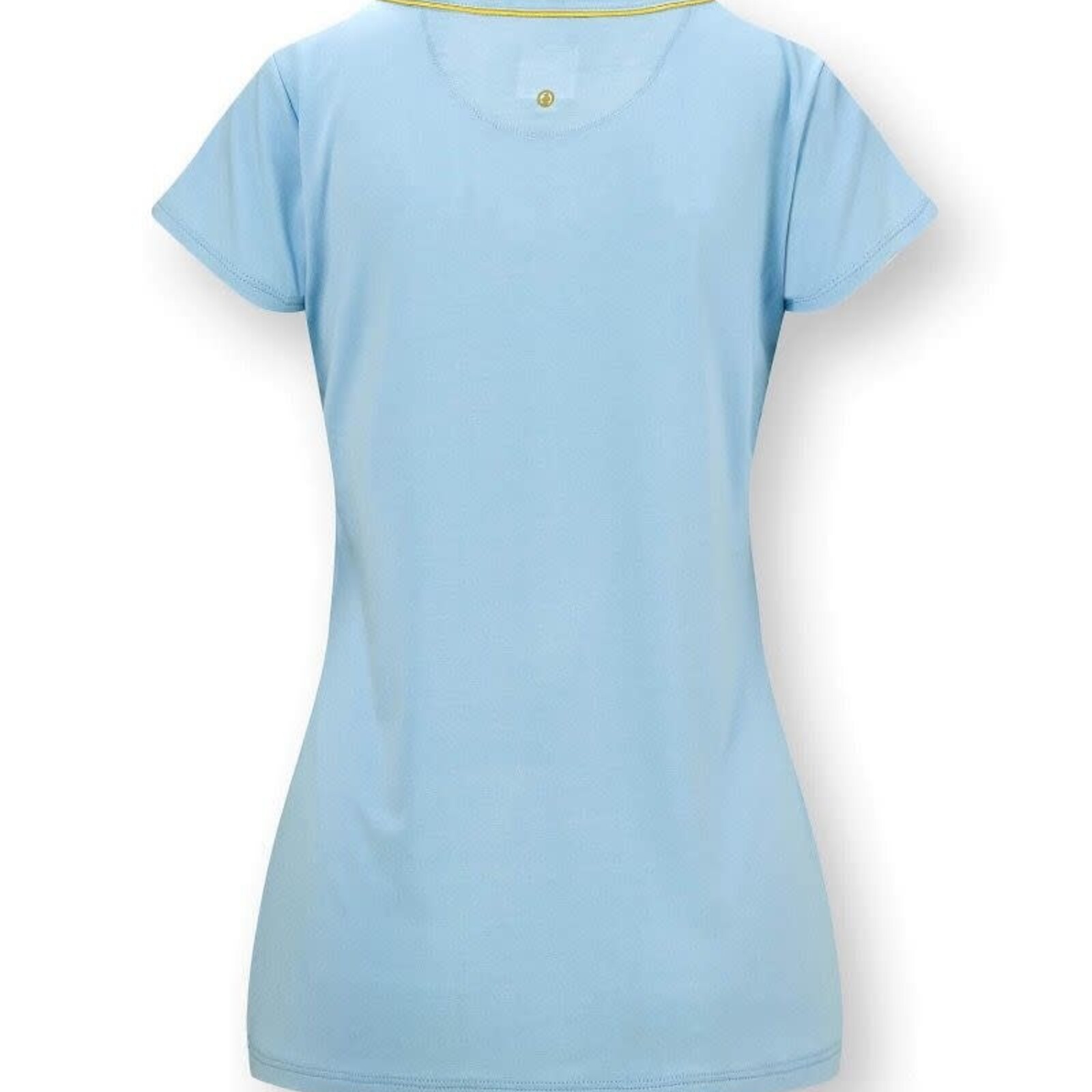 Pip Studio Toy Short Sleeve Top Solid Blue