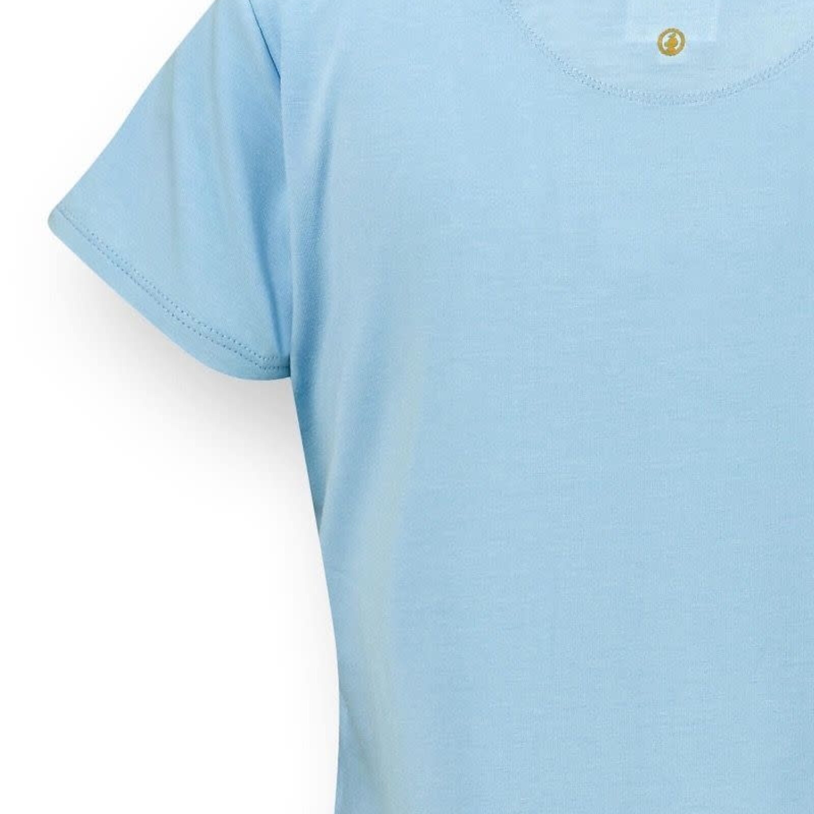 Pip Studio Toy Short Sleeve Top Solid Blue