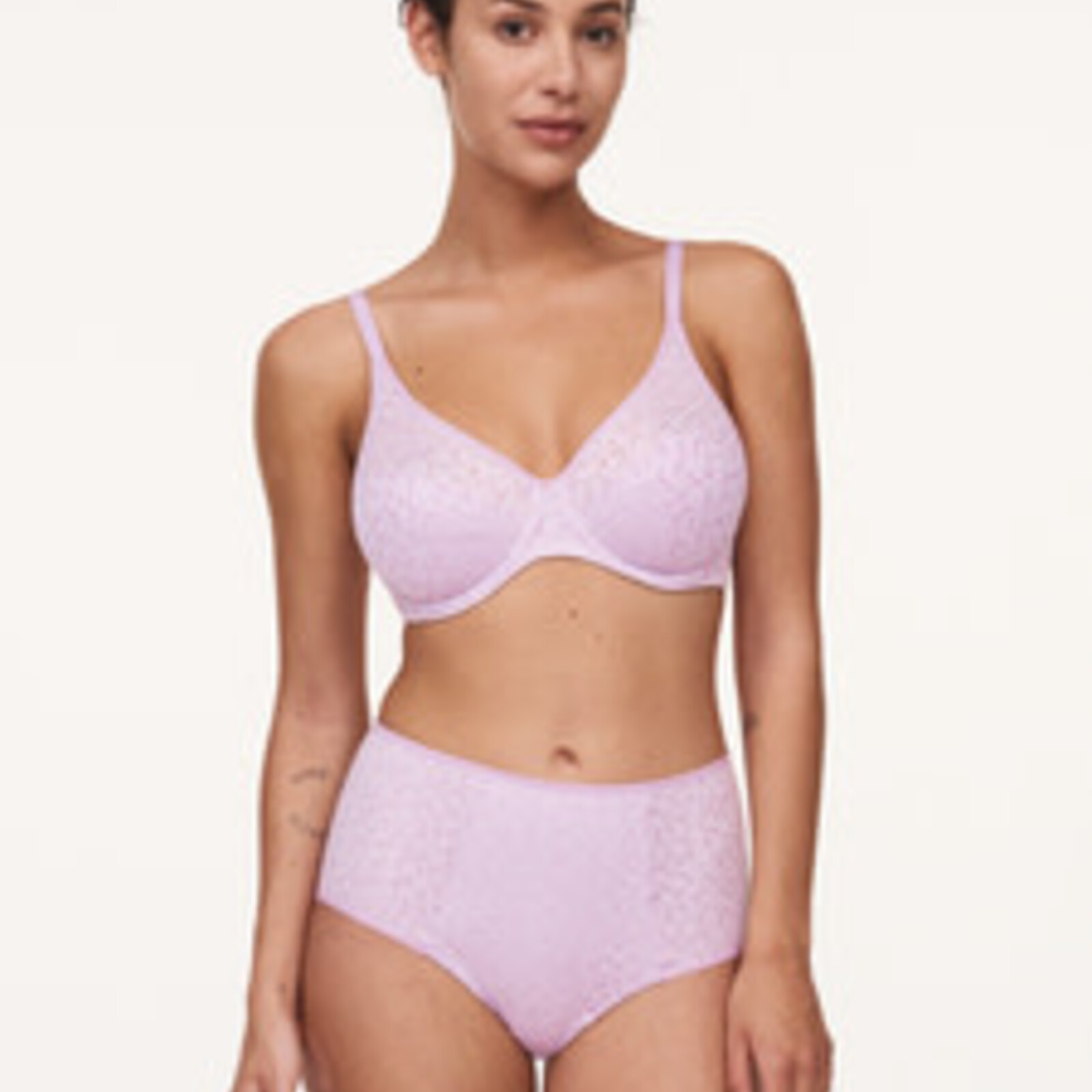 Chantelle Lavender Frost High Waist Slip