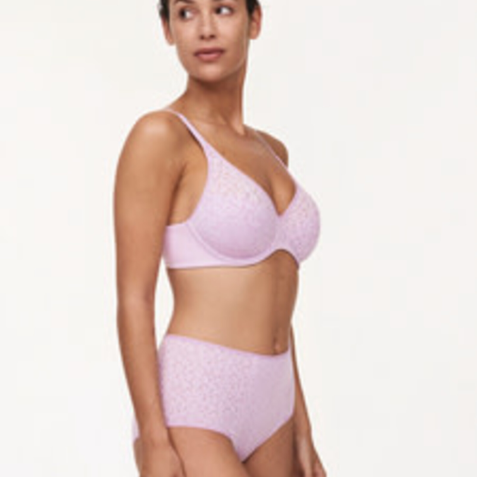 Chantelle Lavender Frost High Waist Slip