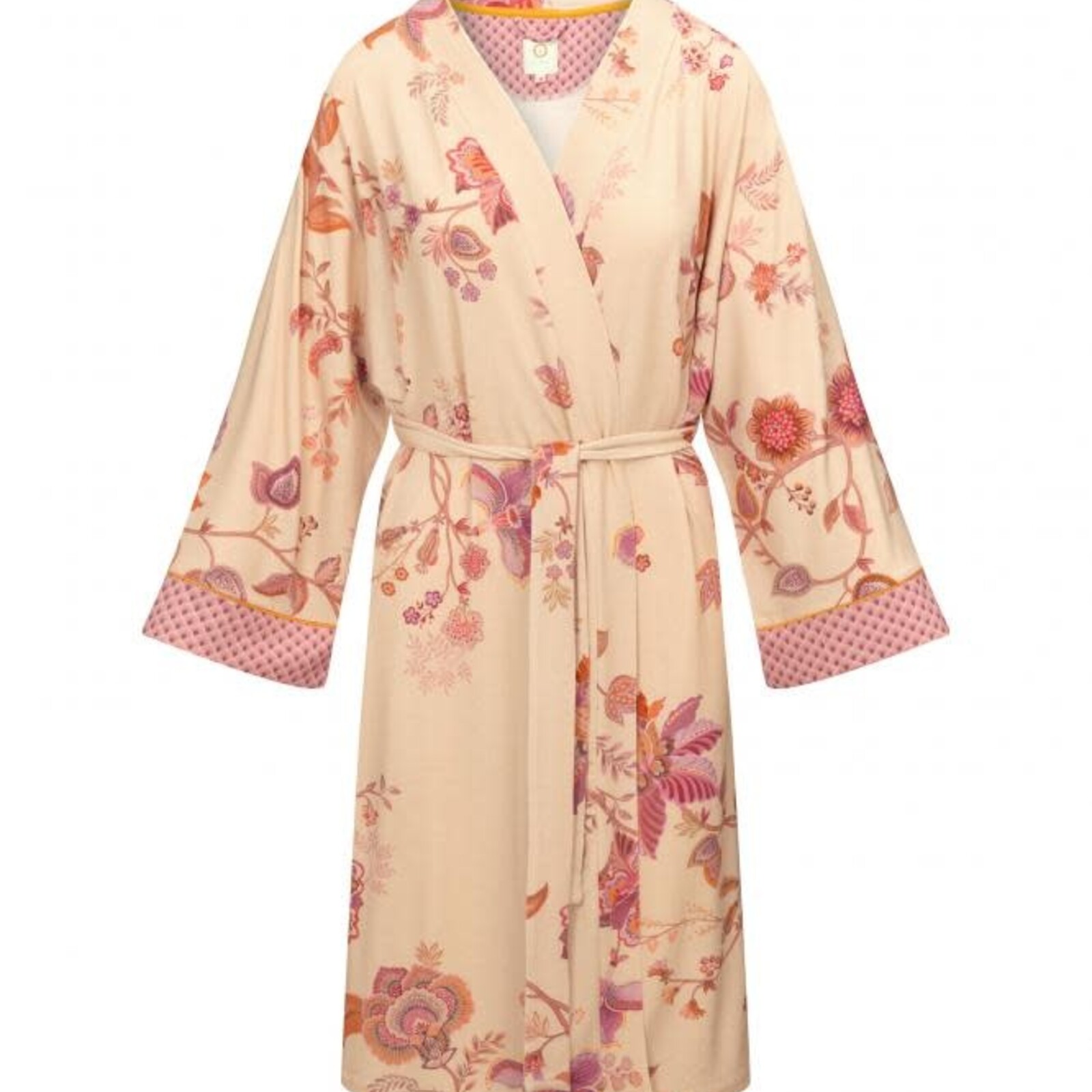Pip Studio Naomi Kimono Cece Fiore White pink