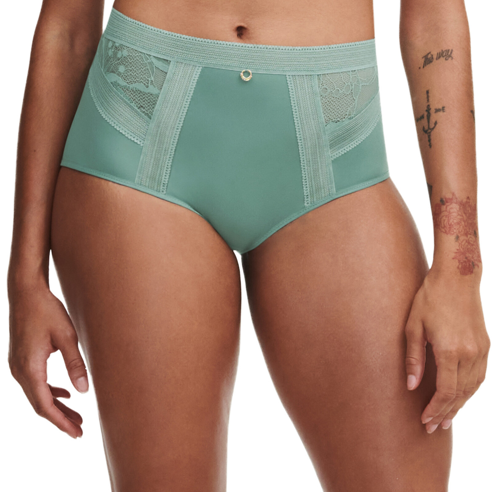 Chantelle True Lace Very Covering (Trellis Green)