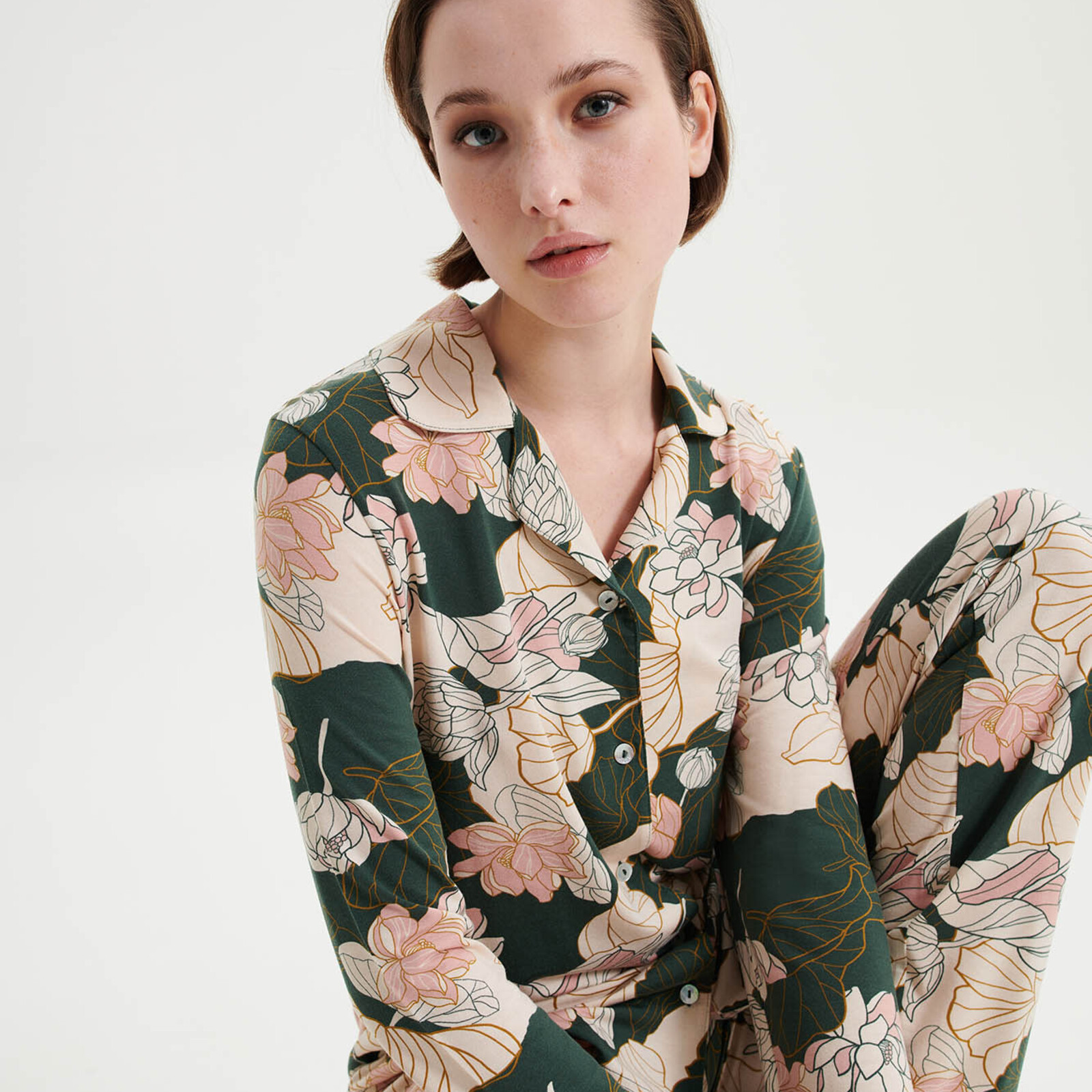 Vamp Pyjama Green Magnolia (micromodaal)