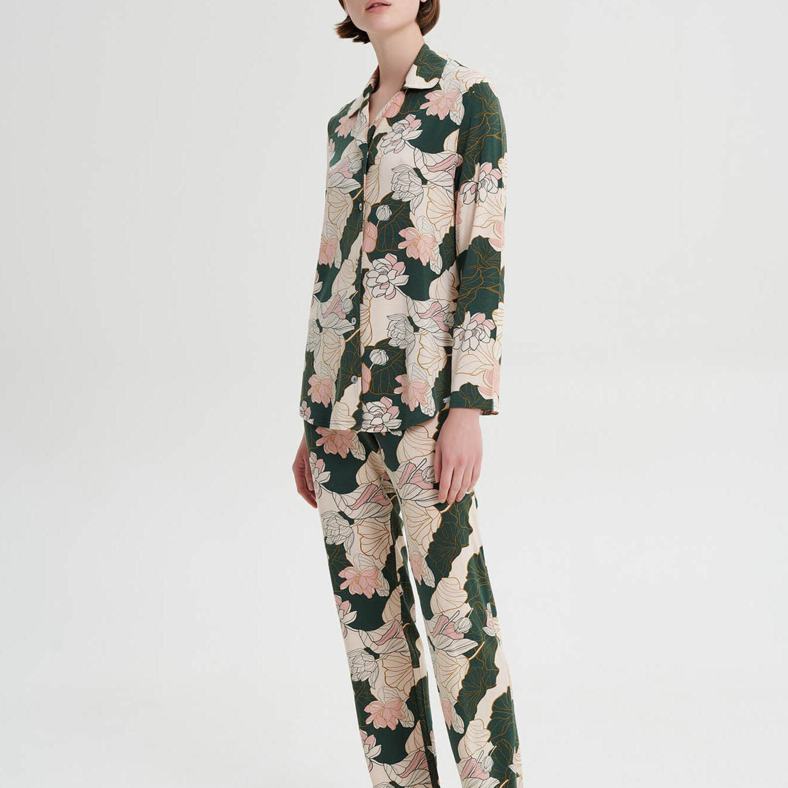 Vamp Pyjama Green Magnolia (micromodaal)