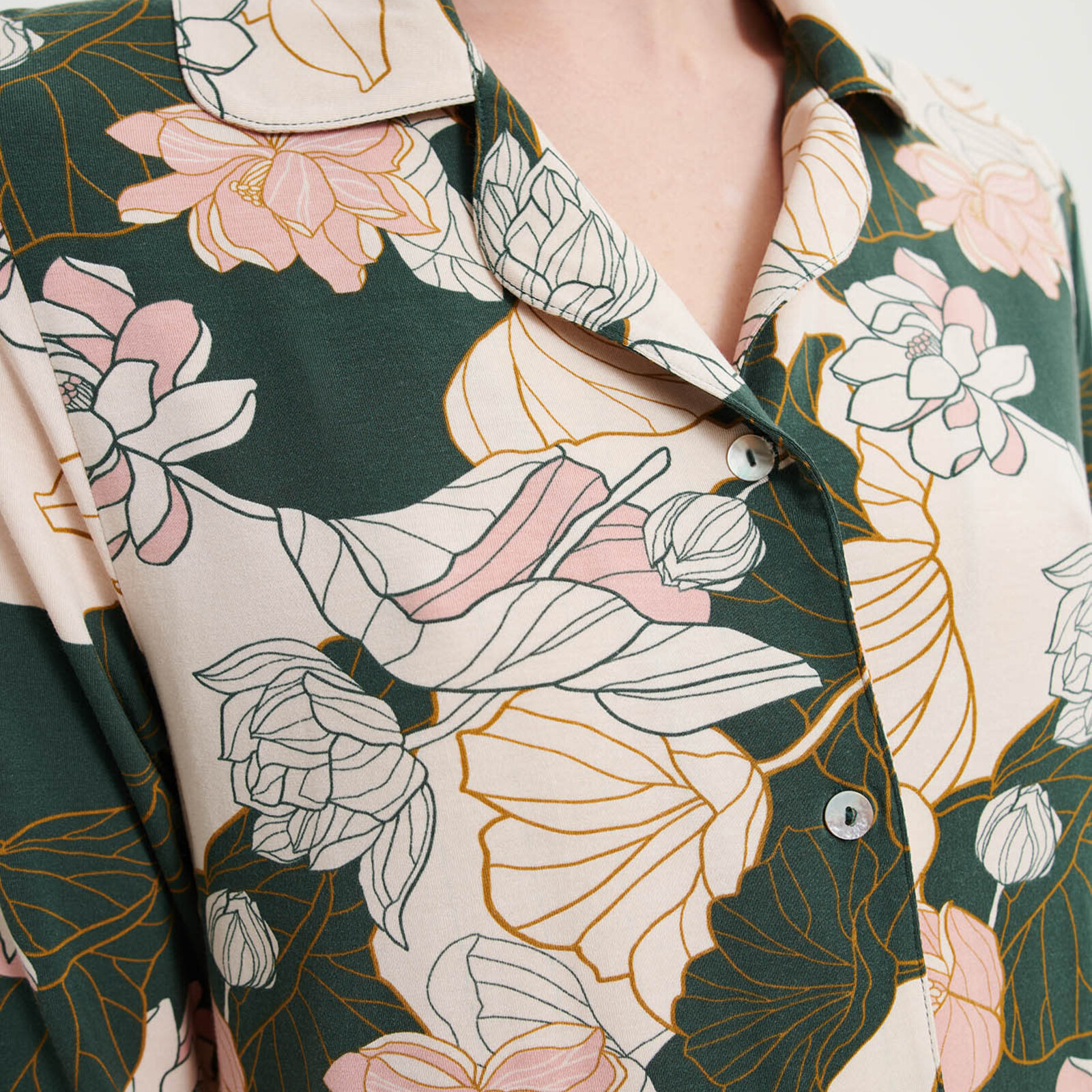 Vamp Pyjama Green Magnolia (micromodaal)