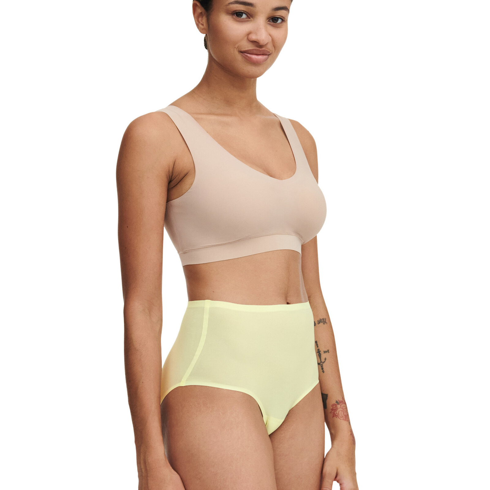 Chantelle Chantelle  Softstretch High waist brief licht geel