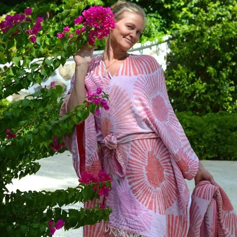 Kimono Dress Alya Pink