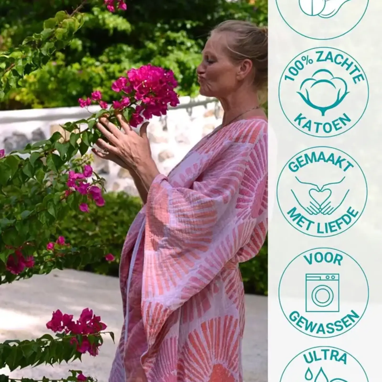 Zusenzomer Kimono Dress Alya Pink