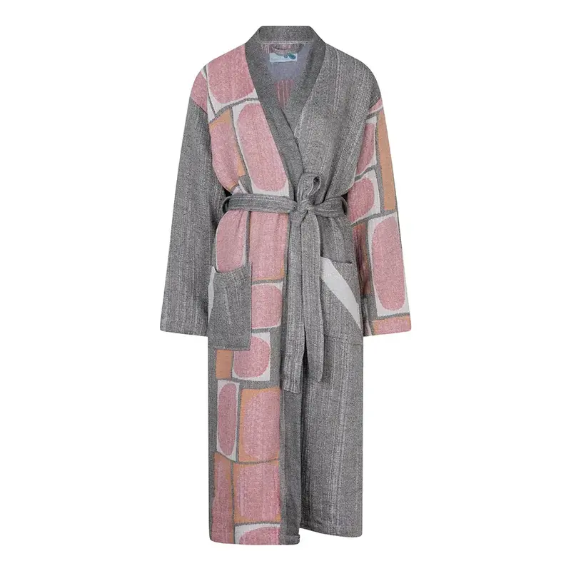 Kimono Ozon Red-Grey