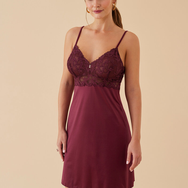 Nachtkleedje Burgundy