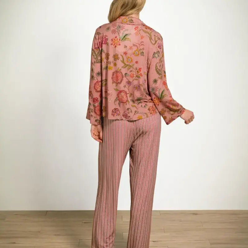 Faye Lange Mouwen shirt coral
