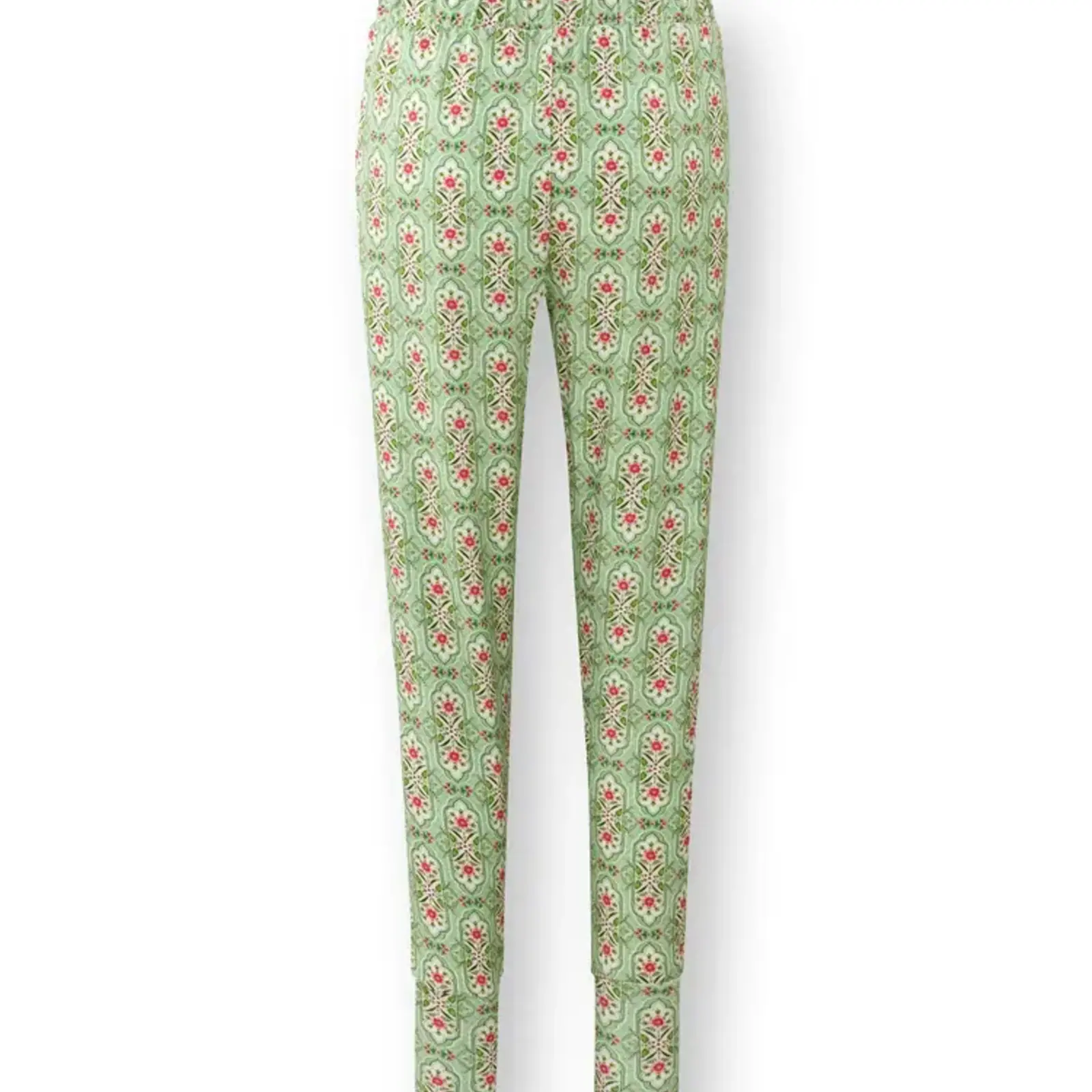 Pip Studio Pip Studio - Bobien Pyjama Broek Dames - Jabali - Lichtgroen -