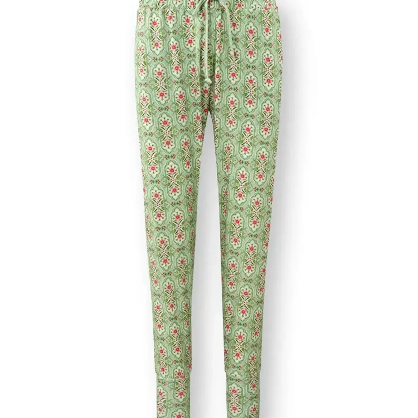 Pip Studio Pip Studio - Bobien Pyjama Broek Dames - Jabali - Lichtgroen -