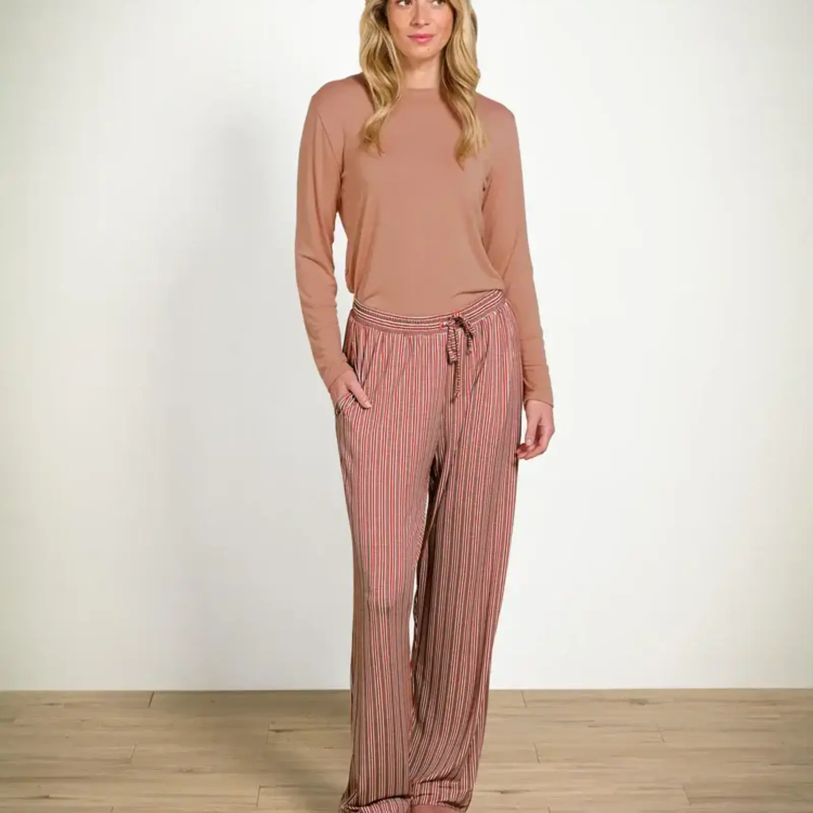 Pip Studio Pip Studio - Tom Pyjama t-shirt - Lange mouw Dames - Melee - Roze