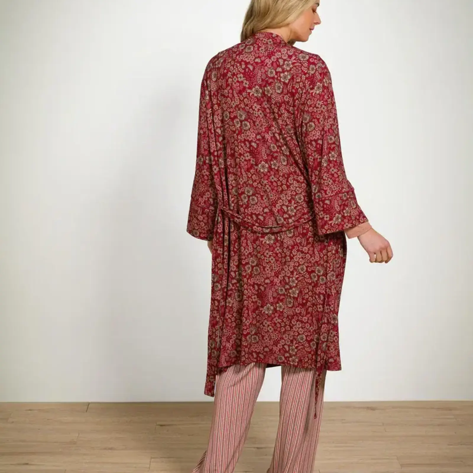 Pip Studio Pip Studio - Naomi Kimono Dames - Daisy Dreams - Rood