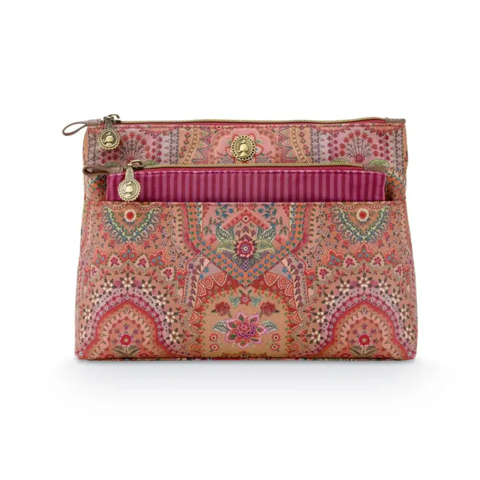 Pip Studio Pip Studio - Caryn Make-up Tasje Dames - Jabali - Rood