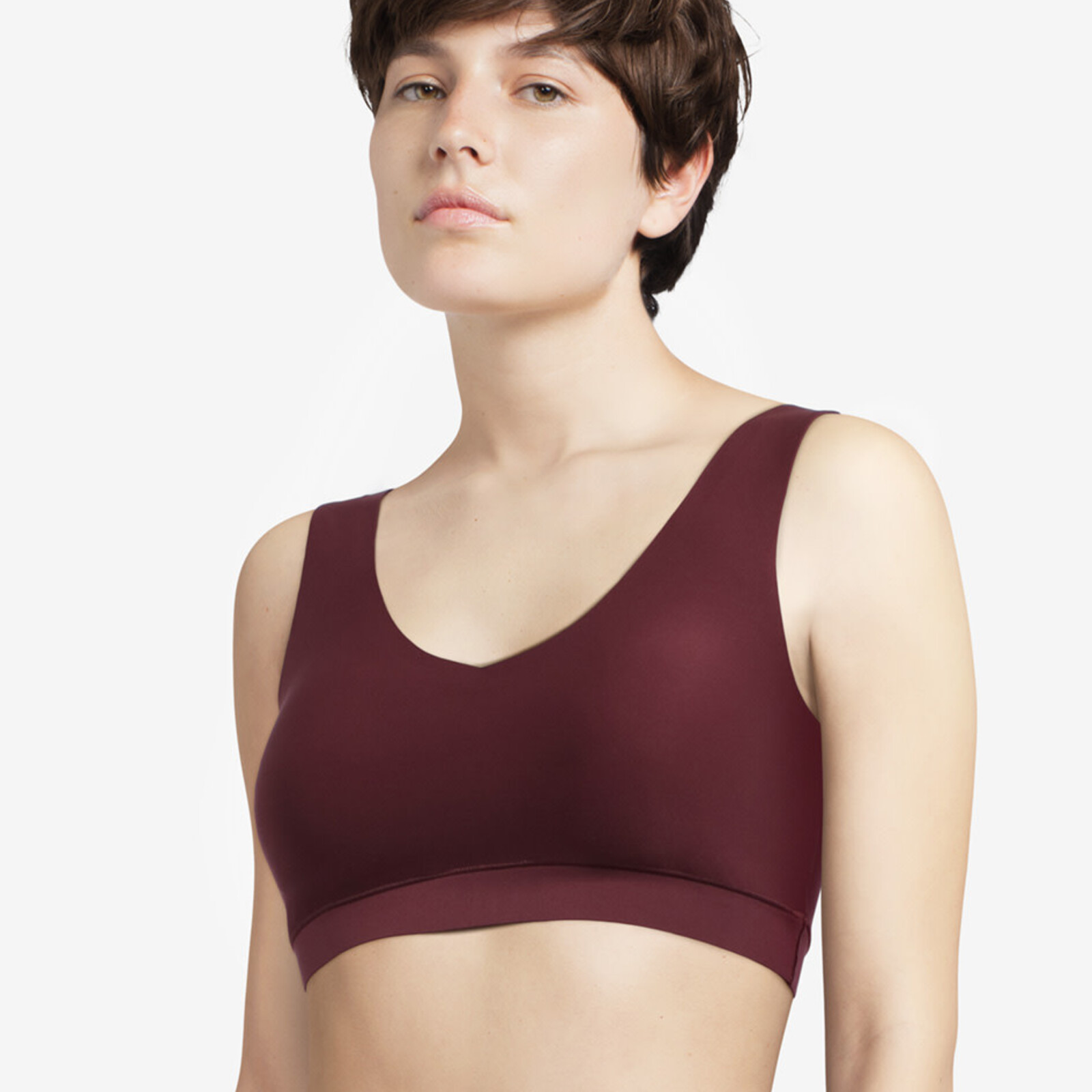 Chantelle Softstretch padded top aubergine