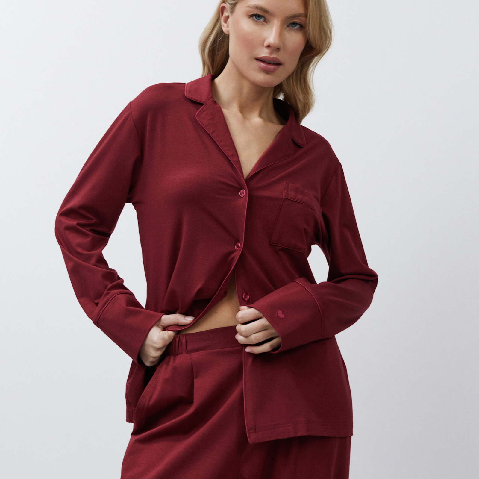Aruelle Cadance Lange pyjama Burgundy