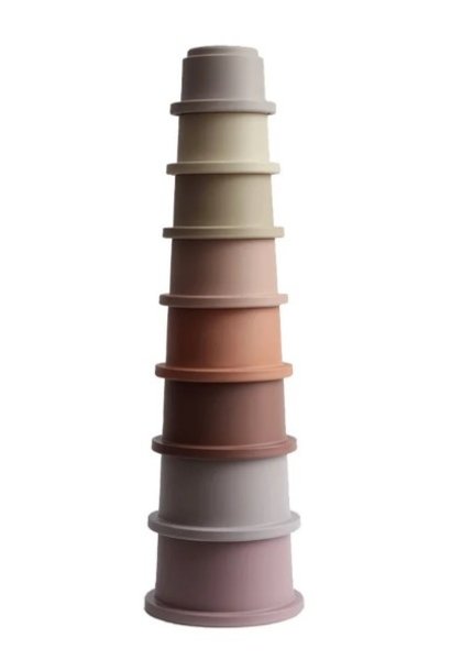 MUSHIE | Stacking cups pastel