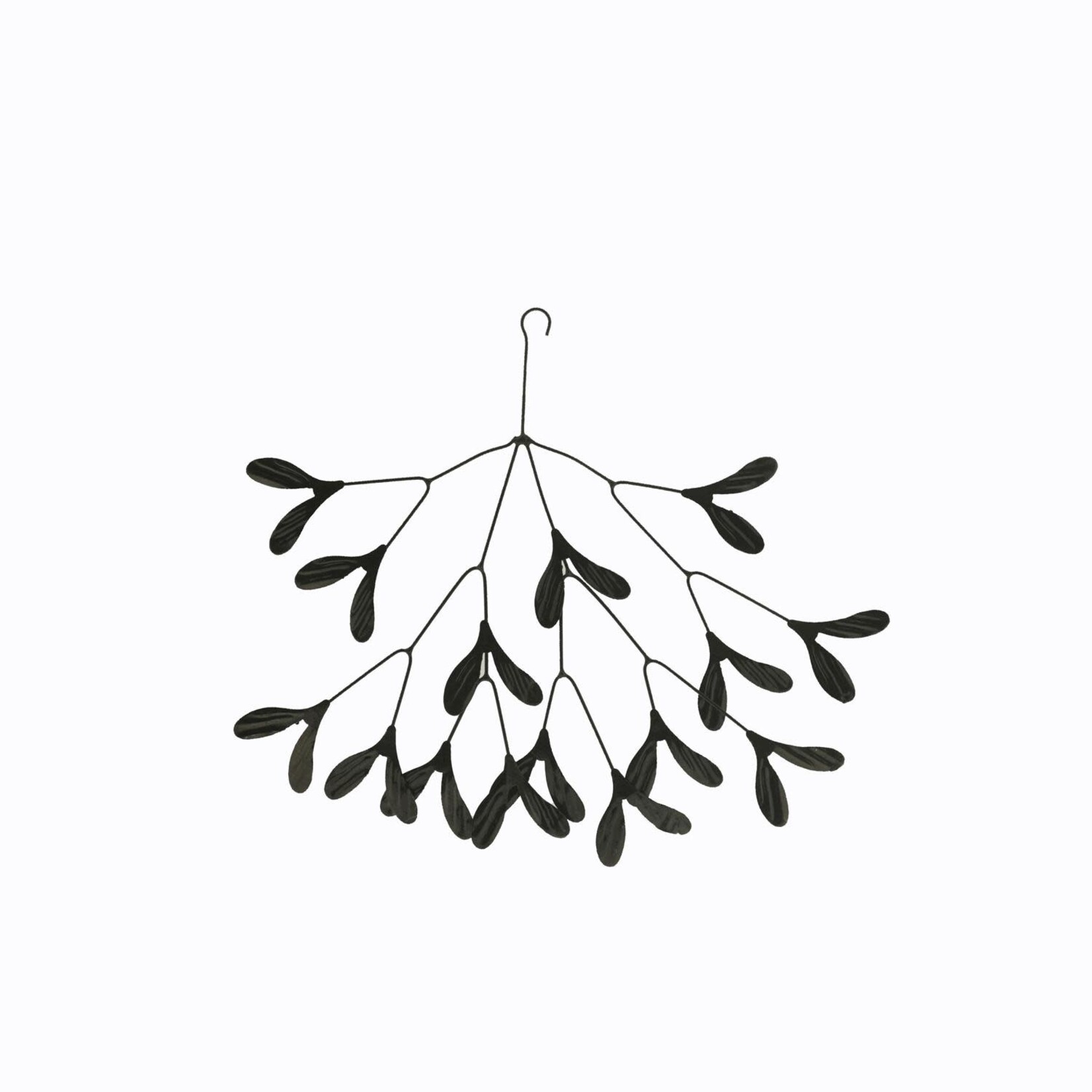 Home Society Ornament Mistletoe zwart