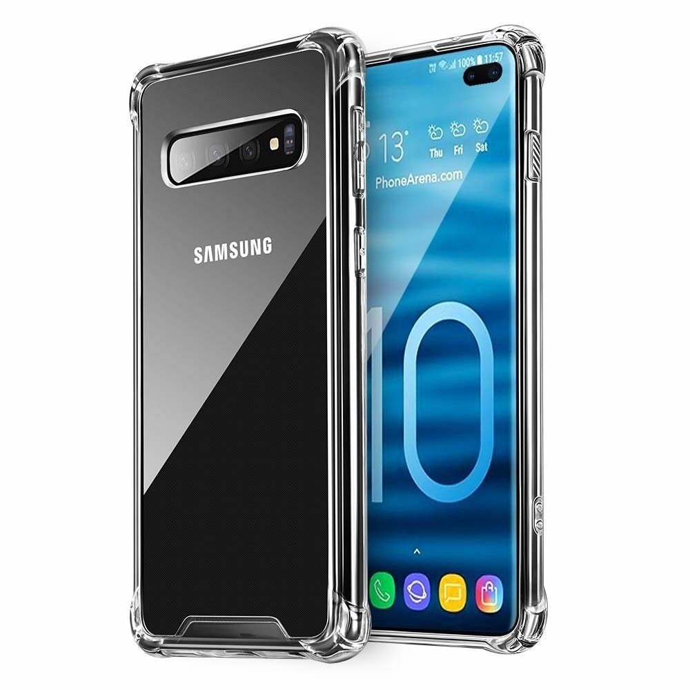 Rayboen Funda para Samsung Galaxy S10e, transparente, a prueba de golpes,  antideslizante, antiamarillamiento, carcasa protectora para teléfono, parte