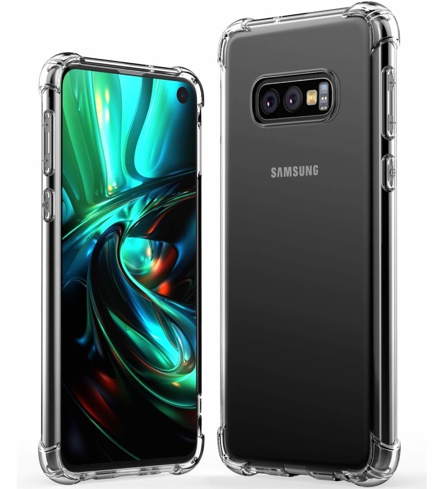 IDweel Funda para Galaxy S10E con protector de pantalla de vidrio templado,  Galaxy S10E, híbrida 3 en 1, a prueba de golpes, resistente protección de
