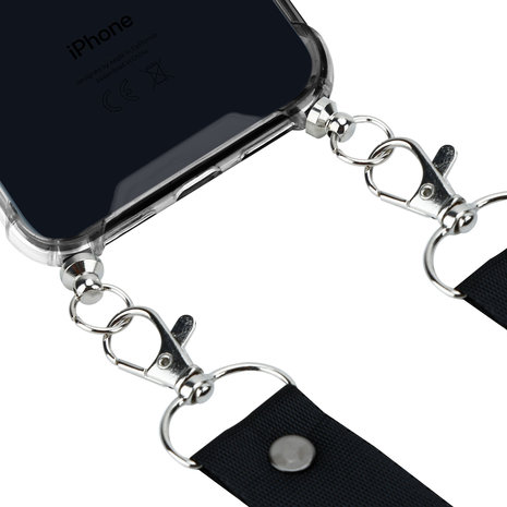 ShieldCase ShieldCase Funda antigolpes con cuerda iPhone Xr  (transparente/negra)