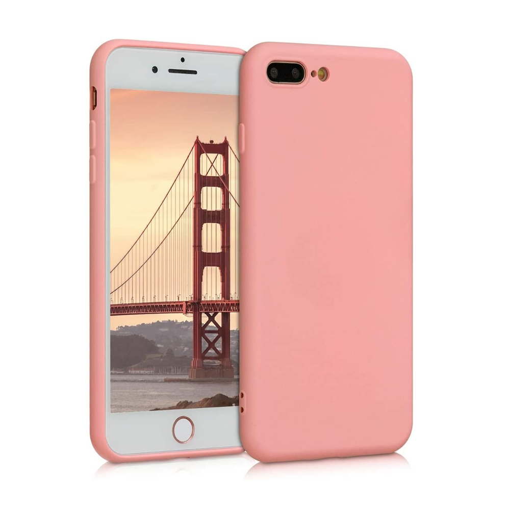 Funda de silicona iPhone 7 Plus / iPhone 8 Plus (rosa) 