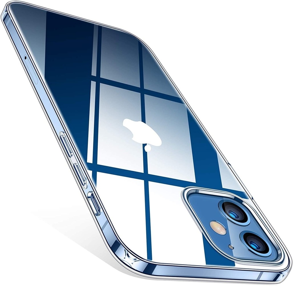 Carcasa para iPhone 12 Mini de doble cara de cristal transparente, suave  TPU con bolsa de aire de 360 ° Full Body Slim Fit Ultra Thin Fit