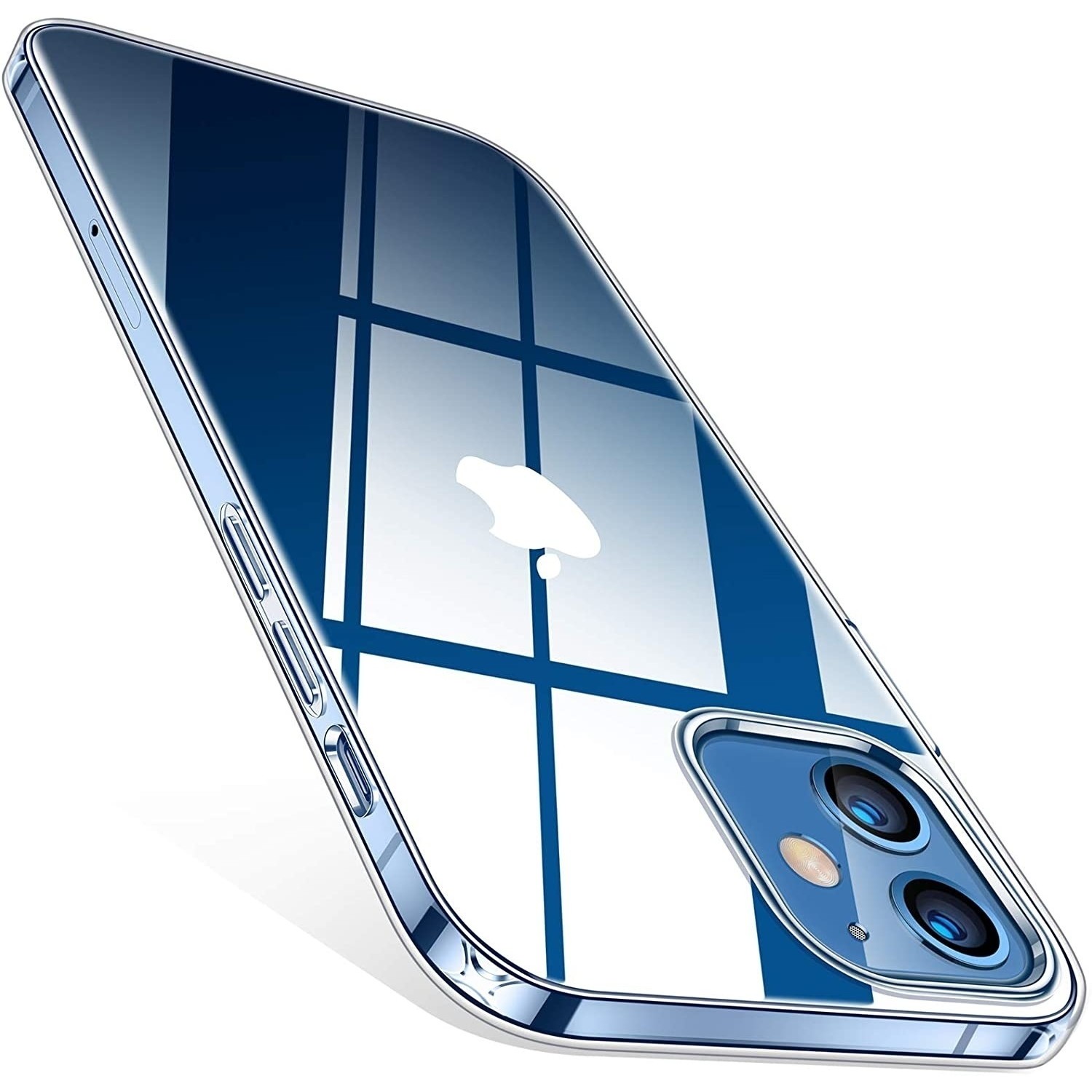 Funda iPhone 12 mini y 2 protectores de pantalla - TPU - Transparente
