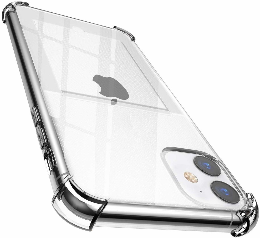 Funda Silicona Resistente Antigolpes transparente para iPhone 12