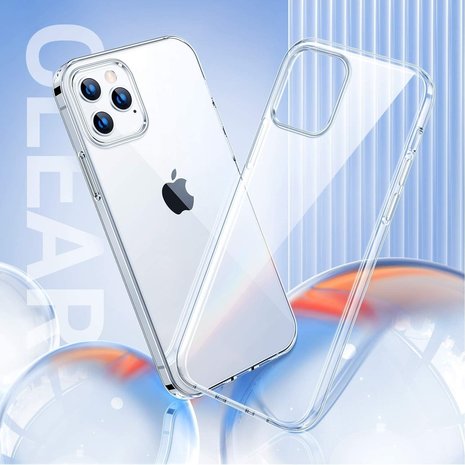 Funda de silicona ultrafina iPhone 12 (transparente) 