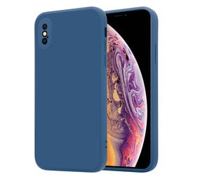 Funda Apple Silicone Case para iPhone Xs Max - Midnight Blue