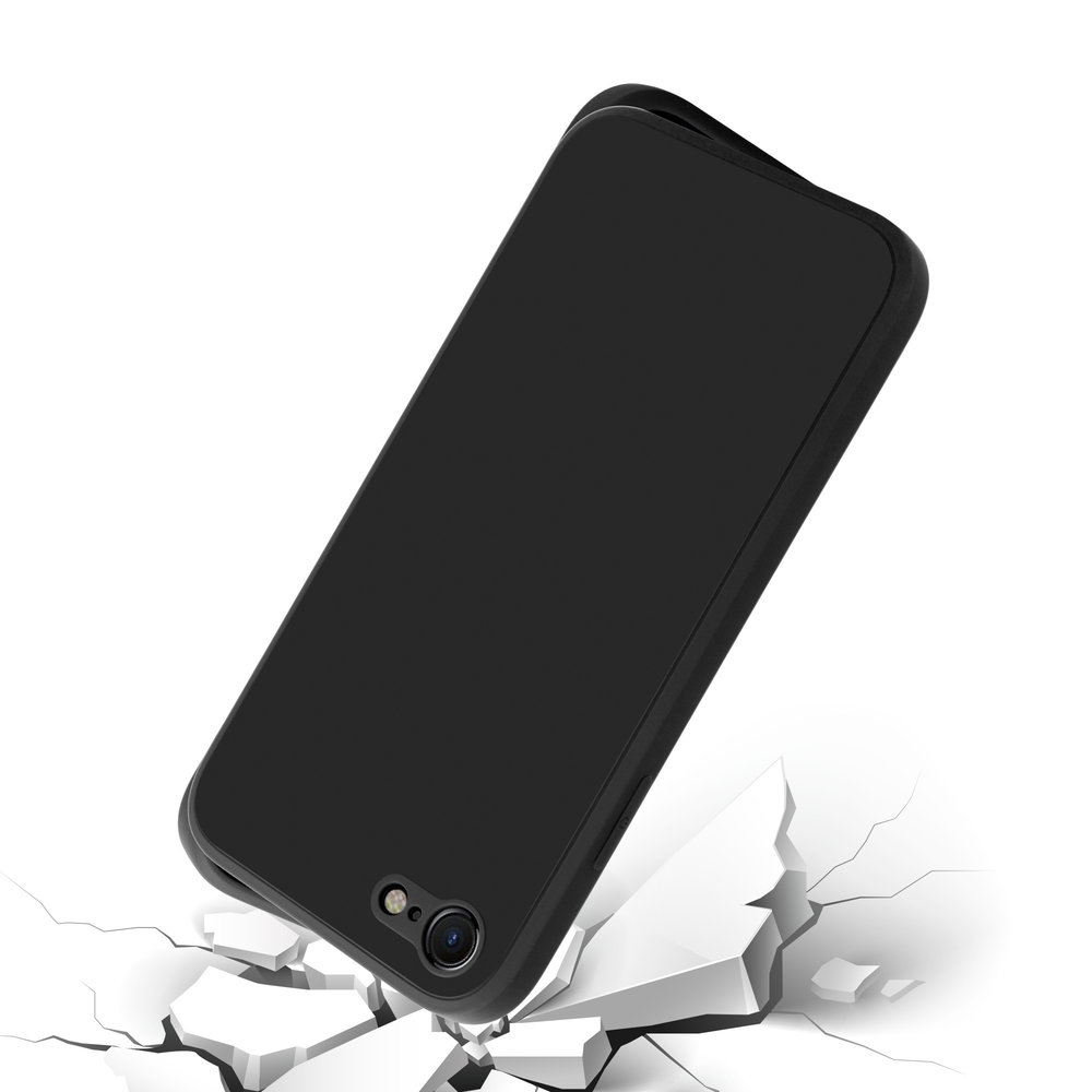 Funda Silicona Colgante Estrellas Negras para iPhone SE 2016
