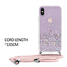 ShieldCase ShieldCase Born to Sparkle Funda con cuerda iPhone X / Xs ShieldCase ShieldCase Born to Sparkle Funda con cuerda iPhone X / Xs