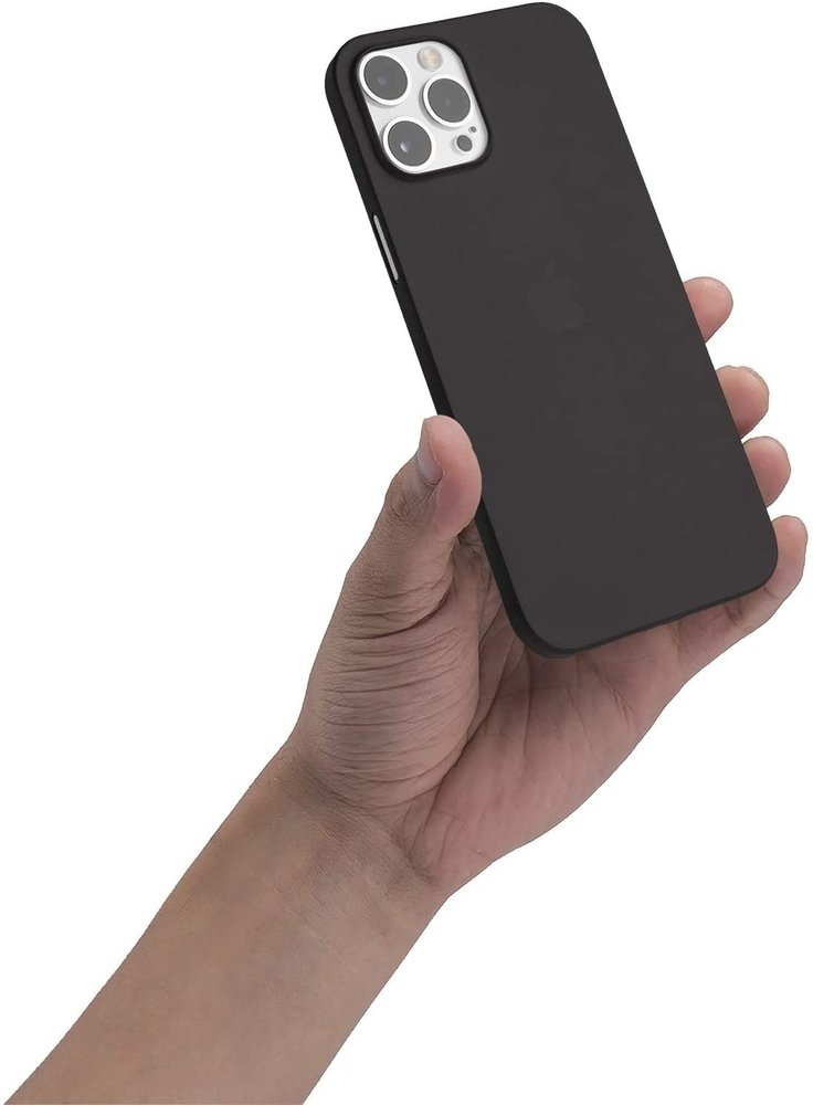 Cool Funda Silicona Negra para iPhone 12 Pro Max