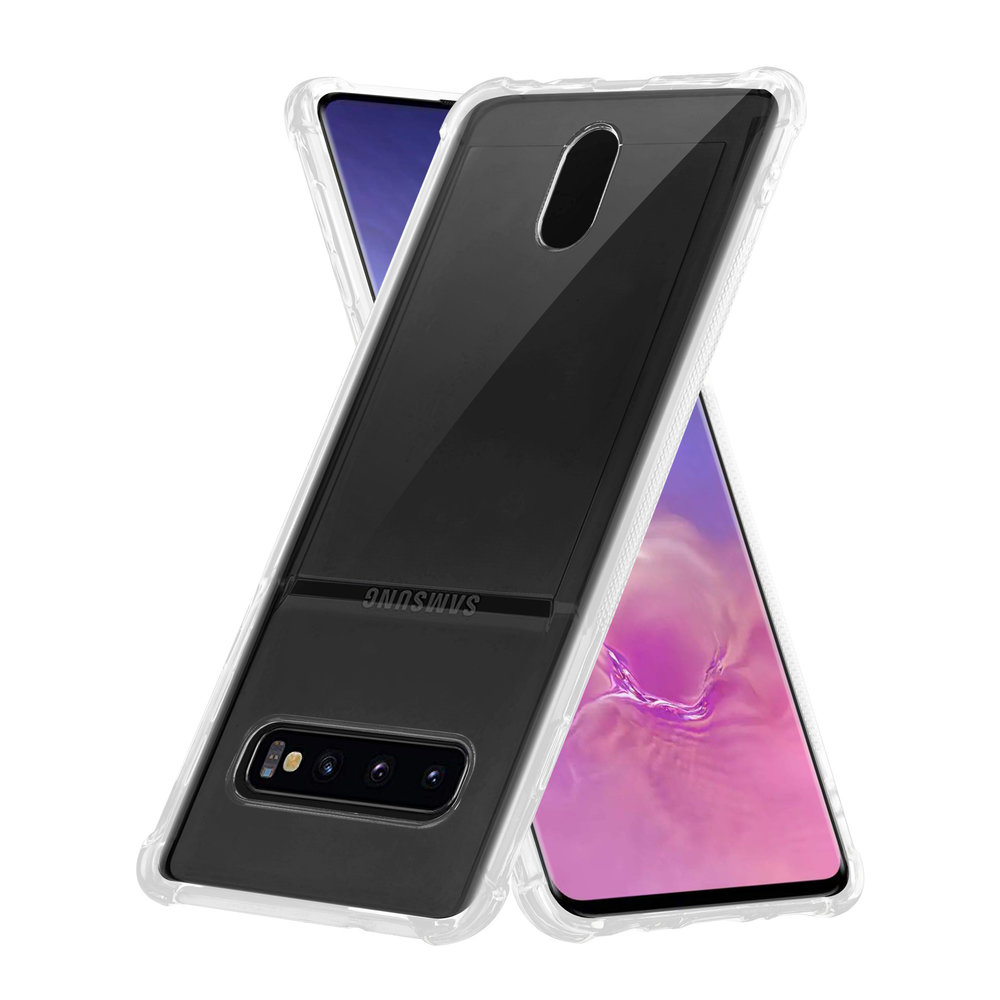 Funda antigolpes con tarjetero Samsung Galaxy S10 Plus (transparente) 